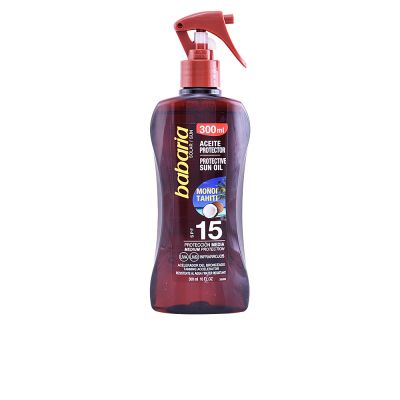 Babaria Solar Aceite Monoi Tahiti Pistola Spf15 300 Ml