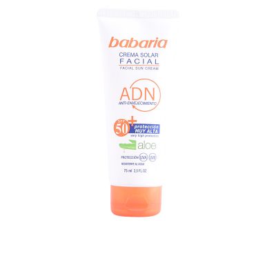 Babaria Solar Adn Crema Solar Facial Aloe Vera Spf50  75 Ml