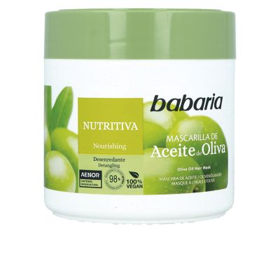 Babaria Aceite De Oliva Mascarilla Nutritiva Capilar 400 Ml