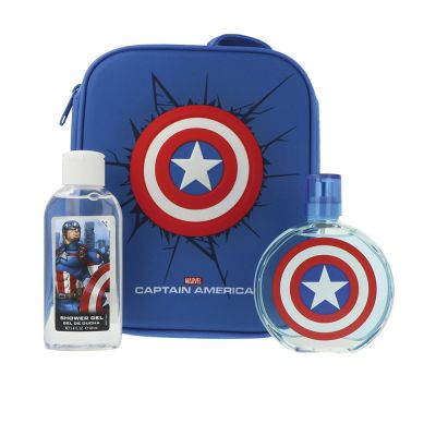 Cartoon Capitan America Neceser Lote 2 Pz