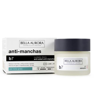 Bella Aurora B7 Antimanchas Regenerante Aclarante Spf15 Piel Mixta Grasa 50 Ml