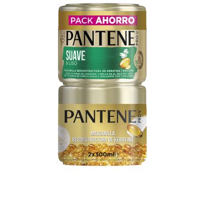 Pantene Suave Y Liso Mascarilla Lote 2 X 300 Ml