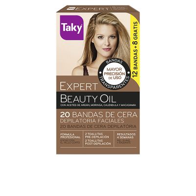 Taky Aceites Naturales Bandas Cera Faciales Depilatorias 20 U