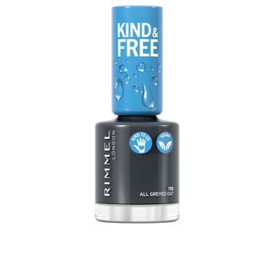 Rimmel London Kind & Free Nail Polish #158-All Greyed Out