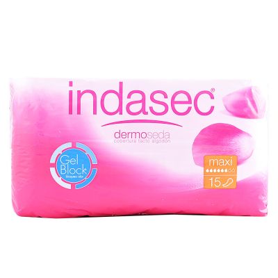 Indasec Dermoseda Compresa Incontinencia Maxi 15 U