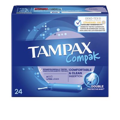 Tampax Compak Tampón Lites 24 U