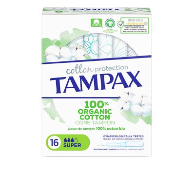 Tampax Organic Super Tampón 16 U