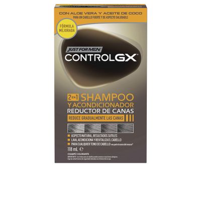 Just For Men Control Gx Champú Reductor De Canas Con Acondicionador 118 Ml