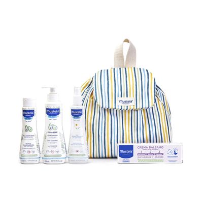 Mustela Bebé Mochila Rayas Lote 5 Pz