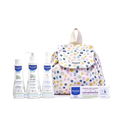 Mustela Bebé Mochila Lunares Lote 5 Pz