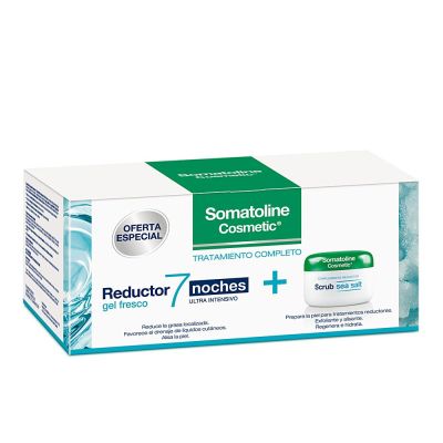 Somatoline Cosmetic Gel Reductor Ultra Intensivo 7 Noches Lote 2 Pz