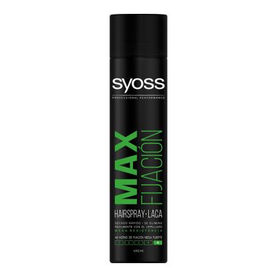 Syoss Max Fijacion Laca Mega Resistencia 400 Ml
