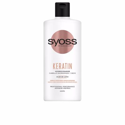 Syoss Keratin Acondicionador Cabello Encrespado Y Seco 440 Ml