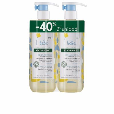 Klorane Bébé Gel Limpiador Suave Lote 2 X 500 Ml