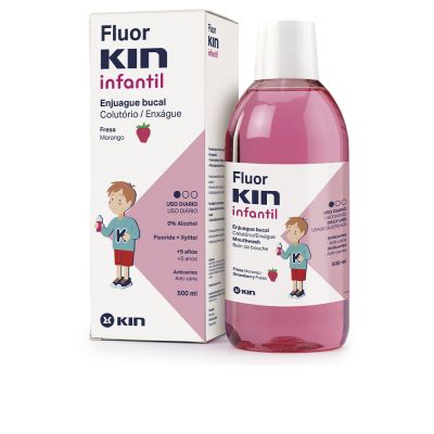 Fluorkin Infantil Enjuague Bucal Anticaries #Fresa 500 Ml