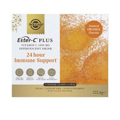 Solgar Ester-C Plus Vitamina C Polvo Efervescente 21 Unidades