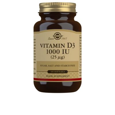 Solgar Vitamina D3 1000 Ui 25 Μg Cápsulas Blandas 100 U