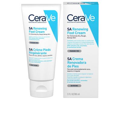 Cerave Sa Renewing Foot Cream For Extremely Dry, Rough Skin 88 Ml