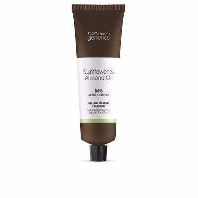 Skin Generics Sunflower 6 Almond Oil Gel-Oil To Milk Cleanser 100 Ml