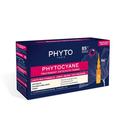 Phytocyane Tratamiento Anticaída Reacción Mujer 12 X 5 Ml