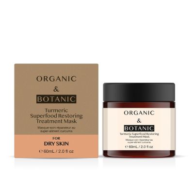 Organic & Botanic Turmeric Superfood Restoring Treatment Mask 60 Ml