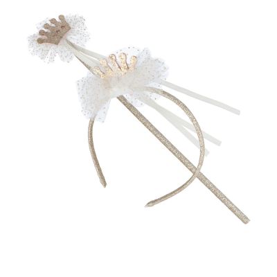 Inca Diadema Y Varita Corona Lote 2 Pz