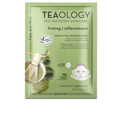 Teaology Face And Neck Matcha Tea Superfood Mask 21 Ml