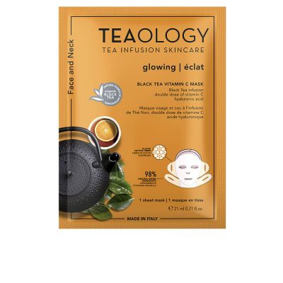Teaology Face And Neck Black Tea Vitamin C Mask 21 Ml