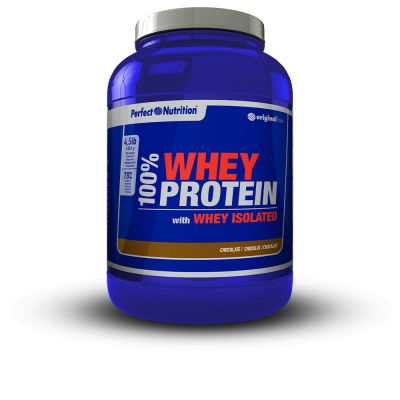 Perfect Nutrition 100% Whey Protein + Iso 4,5 Lbs #Chocolate 2043 Gr