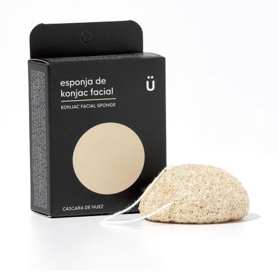 Naturbrush Esponja Konjac Facial Cáscara De Nuez 15 Gr