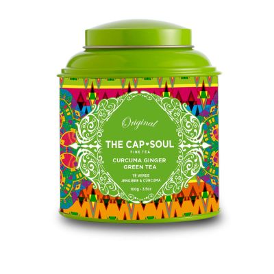 The Capsoul Té Granel Verde, Jengibre & Cúrcuma 100 Gr