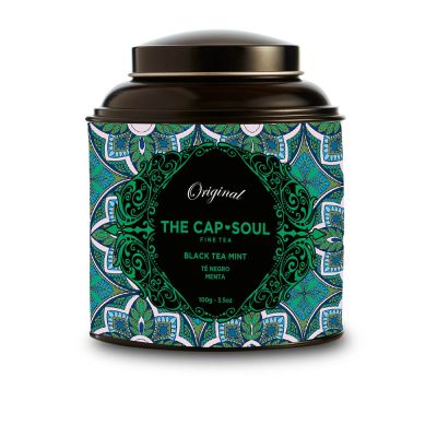 The Capsoul Té Granel Negro Menta 100 Gr