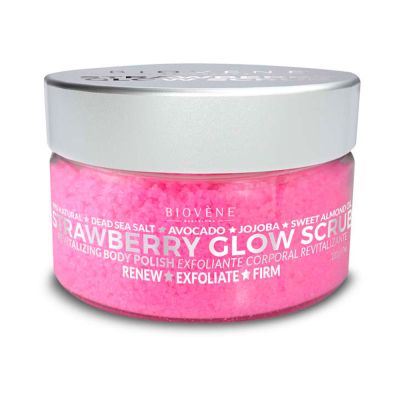 Biovène Strawberry Glow Scrub Revitalizing Body Polish 200 Gr