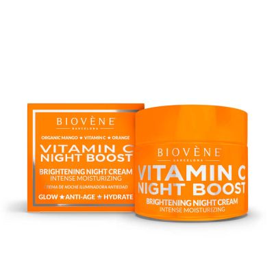 Biovène Vitamin C Night Boost Brightening Night Cream Intense Moisturizing 50 Ml