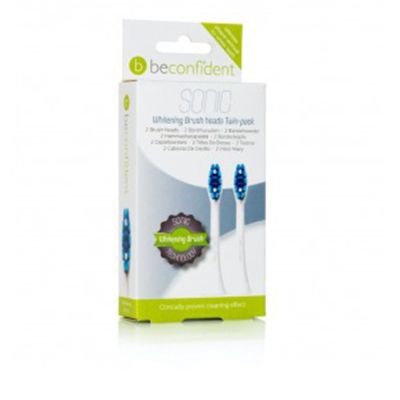Beconfident Sonic Toothbrush Heads Whitening White Lote 2 Pz