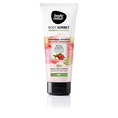Body Natur Body Sorbete Corporal Frutos Rojos, Granada Y Fruta Del Dragón 200 Ml