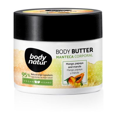 Body Natur Body Butter Manteca Corporal Mango, Papaya Y Marula 200 Ml