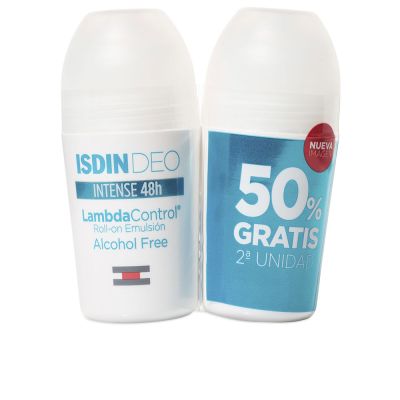 Isdin Lambda Control Intense 48H Desodorante Roll-On Emulsión Duo 2 X 50 Ml