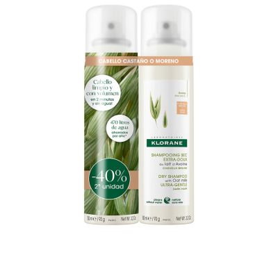 Klorane A La Leche De Avena Champú Seco Extrasuave Duo 2 X 150 Ml