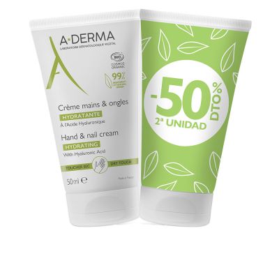 A-Derma Manos & Uñas Crema Dúo 2 X 50 Ml