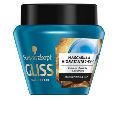 Schwarzkopf Mass Market Gliss Aqua Revive Mascarilla Hidratante 2 En 1 300 Ml