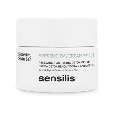 Sensilis Supreme Crema De Día Spf15+ Detox Renovadora Y Antiaging 50 Ml