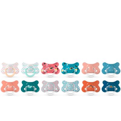 Suavinex Prints Chupete Fusion Tetina Anatómica Látex +18M 2 U