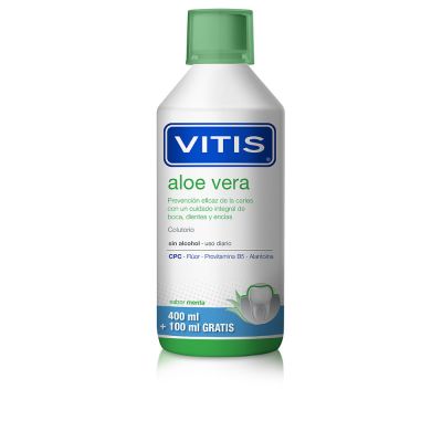 Vitis Aloe Vera Colutorio Promo  400+100 De Regalo 500 Ml