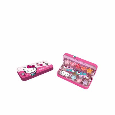 Hello Kitty Plumier Alumino Maquillaje Lote 18 Pz