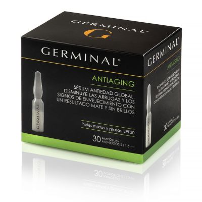 Germinal Acción Profunda Antiaging Pieles Mixtas Y Grasas Ampollas 30 X 1,5 Ml