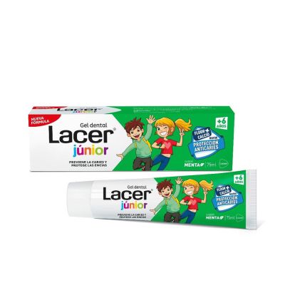 Lacer Junior Gel Dental Menta 75 Ml