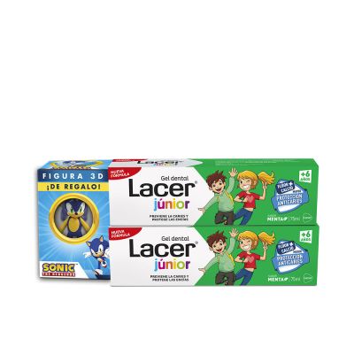 Lacer Junior Gel Dental Menta Duo + Regalo 2 X 75 Ml 2 U