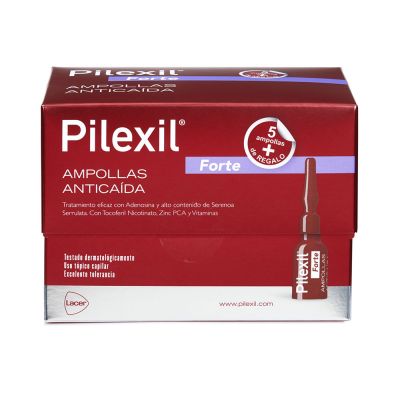 Pilexil Forte Ampollas Anticaída Promo 15 + 5 De Regalo 20 U