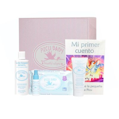 Picu Baby Infantil Caja Rayas Rosa New Lote 5 Pz